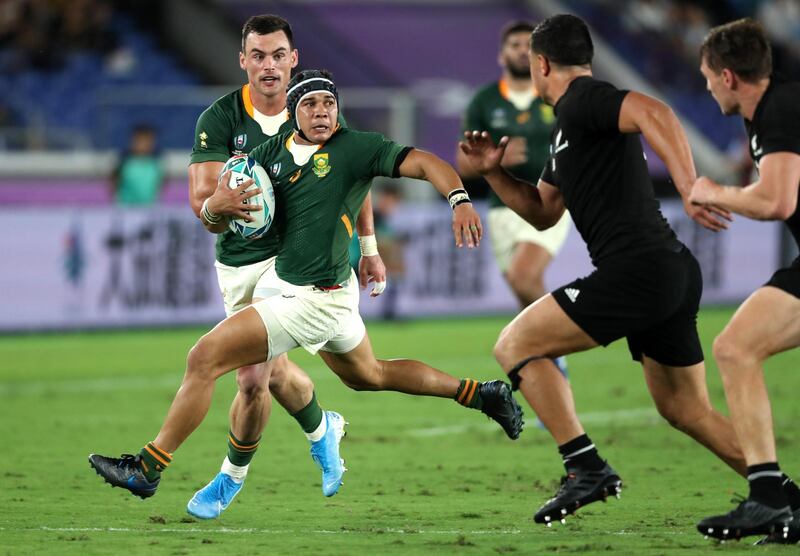 11 Cheslin Kolbe (South Africa)
An extraordinary display by the sevens convert against New Zealand saw him beat 11 defenders and run for 124 metres with ball in hand. No-one else got close to those numbers. Getty Images