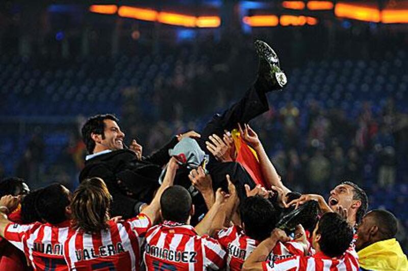 Quique Sanchez Flores was a popular coach at Atletico Madrid, after guiding the Primera Liga club to a Europa League title in 2010.