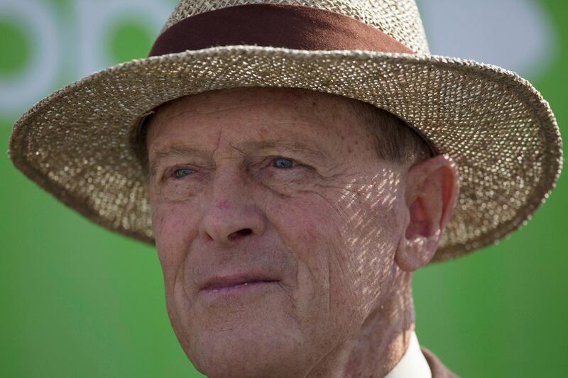 FILE PHOTO: Horse Racing - Ladbrokes St Leger Festival - Doncaster Racecourse - 10/9/14   Former cricketer Geoffrey Boycott watches in the parade ring before the 15.35 Clipper Logistics Leger Legends Classified Stakes   Mandatory Credit: Action Images / Julian Herbert   Livepic/File Photo