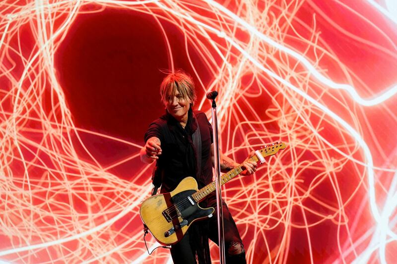 Keith Urban performs at the Grand Ole Opry in Nashville, Tennessee, USA, for a taped appearance ahead of the 56th Academy of Country Music Awards. Reuters
