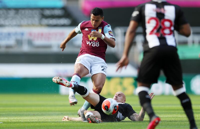 Anwar El Ghazi - 7: A wonderful cross to set up chance for Samatta in first half. Reuters