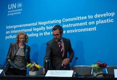 Inger Andersen, Executive Director of the UN Environment Programme, in Ottawa this week. AP