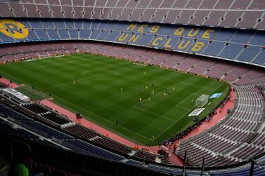 Barcelona hosted Las Palmas in the Primera Liga on October 1 inside an empty Camp Nou. Manu Fernandez / AP Photo