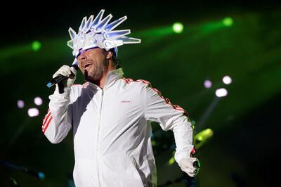British singer Jay Kay of the band Jamiroquai performs during the 17th Mawazine World Rhythms International Music Festival in Rabat, Morocco June 24, 2018. REUTERS/Youssef Boudlal
