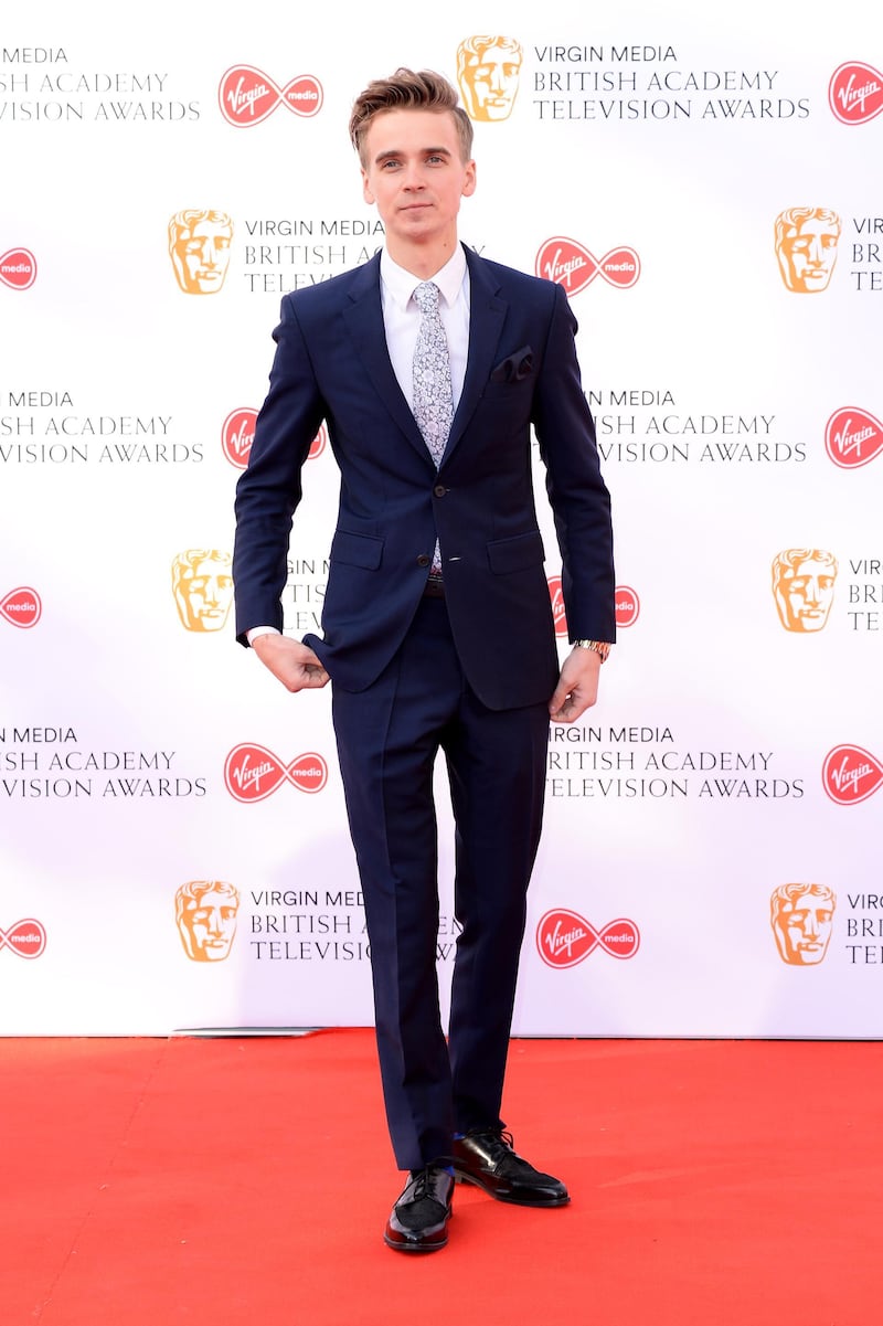 Vlogger Joe Sugg attends the Virgin Media British Academy Television Awards at the Royal Festival Hall in London, Britain, 12 May 2019. Getty Images