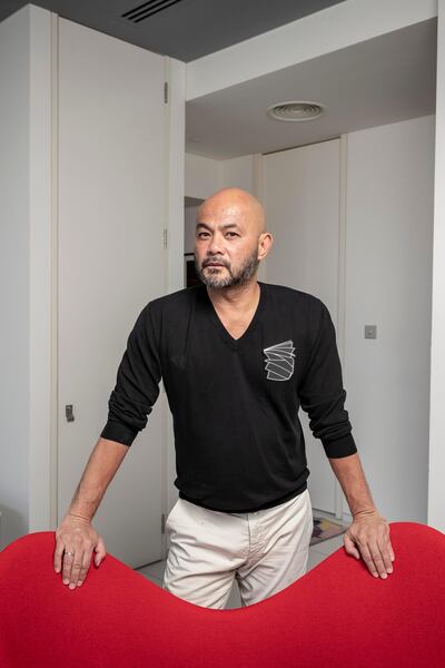Bong Guerrero, co-founder, Fashion Forward Dubai. Photo by Antonie Robertson / The National