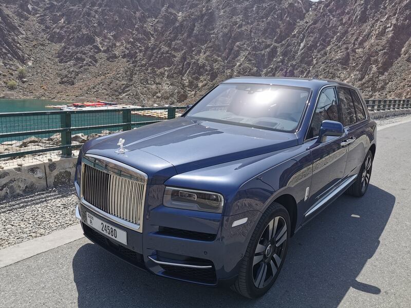 The Rolls-Royce Cullinan SUV is powered by a 6.75-litre V12 engine, which gets it from 0 to 100kph in 5.2 seconds