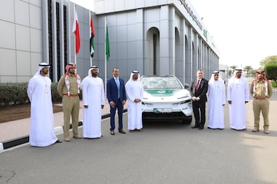 Lotus Eletre R added to Dubai Police fleet