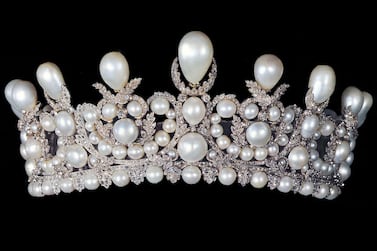 A tiara from Empress Eugénie's collection. Courtesy Sotheby's