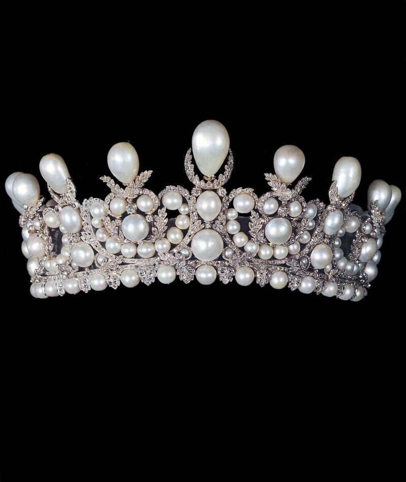 A tiara from Empress Eugénie's collection. Courtesy Sotheby's