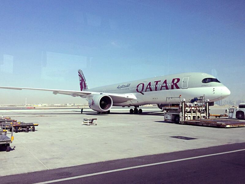 ‘We urge all passengers who purchased tickets to or from Qatar to check the airline website or contact their travel agent online for a refund,” Saudi’s civil aviation authority said. Hadi Mizban / AP Photo