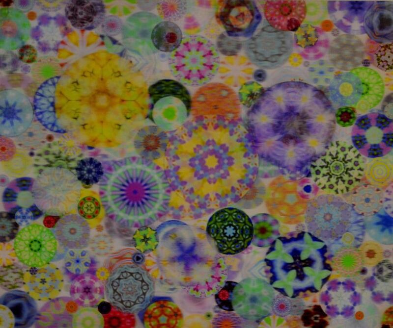 Kaleidoscope by the Korean artist MoHa Ahn, which is part of the the exhibition Korea Art Month at Abu Dhabi Art Hub. Courtesy Art Hub