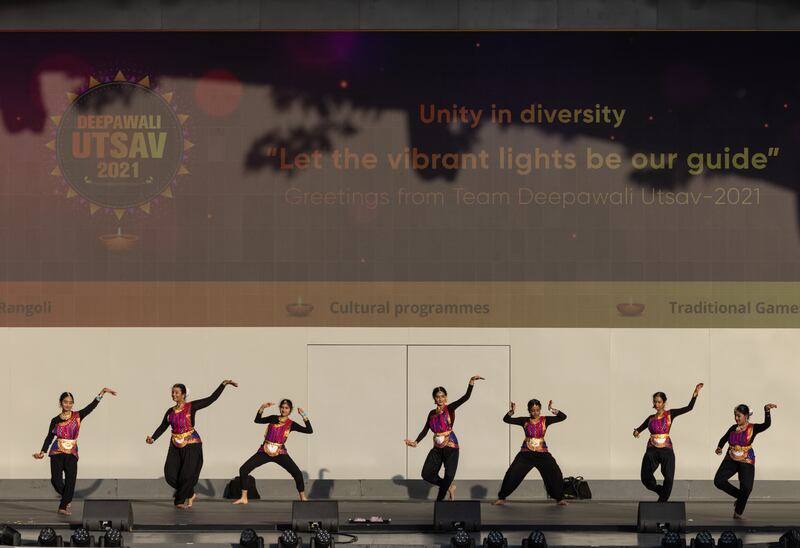 Events to mark the five-day festival began with traditional dancing. Photo: Expo 2020 Dubai