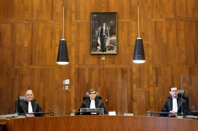 The Dutch court said it was not blind to the suffering of Palestinians and the plaintiff.  AP 