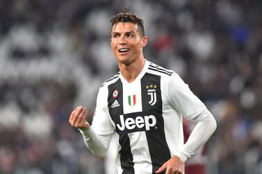 Cristiano Ronaldo spent his debut season at Juventus wearing the traditional black and white stripes. Reuters