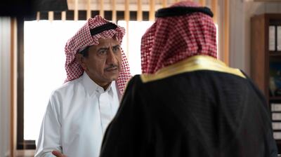 Nasser Al Qasabi in 'Al Asouf 3' which depicts life in Saudi Arabia before the oil boom. Photo: MBC
