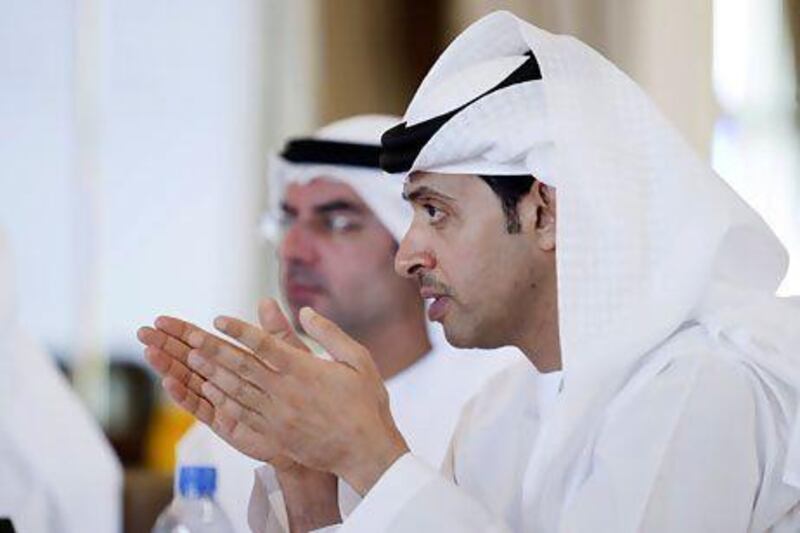 Sheikh Hazza bin Zayed, the National Security Adviser and Vice Chairman of the Abu Dhabi Executive Council. Ryan Carter / Crown Prince Court - Abu Dhabi