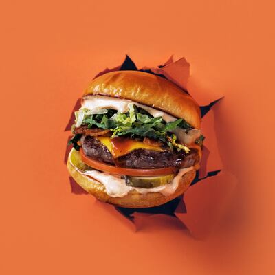 The classic burger from Umami Burger, the LA brand that recently launched as a delivery-only concept in Dubai. Photo: Umami Burger