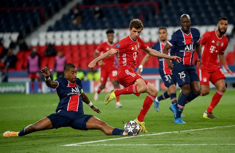 Presnel Kimpembe - 7, It can be argued that he could have been stronger to prevent the opener, but the Frenchman was so determined in his defending throughout the game. Getty