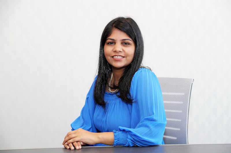 Entrepreneur Sherry Gupta says her best investment has been buying property in Dubai. Pawan Singh / The National