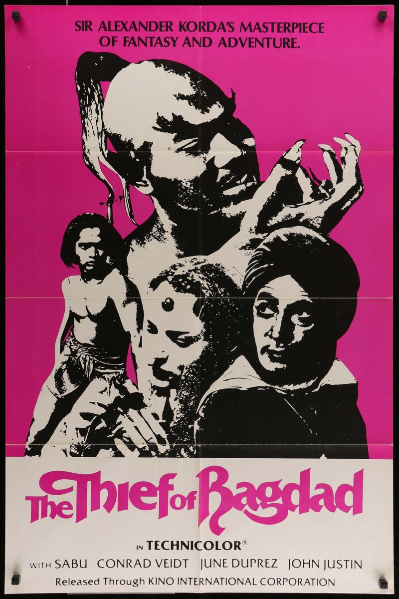 1940 Thief of Baghdad poster. Courtesy Abboudi Abou Jaoude