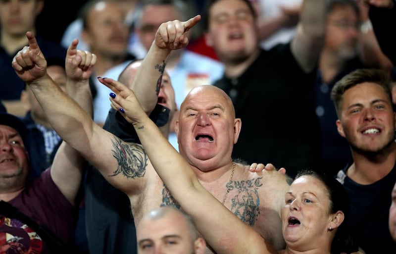 The match between Bulgaria and England had to be halted twice due to crowd behaviour at the Vasil Levski National Stadium in Sofia. Press Association