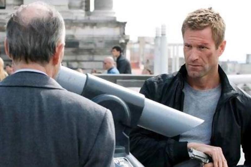 Aaron Eckhart in a scene from the film The Expatriate. Courtesy Informant Films Europe