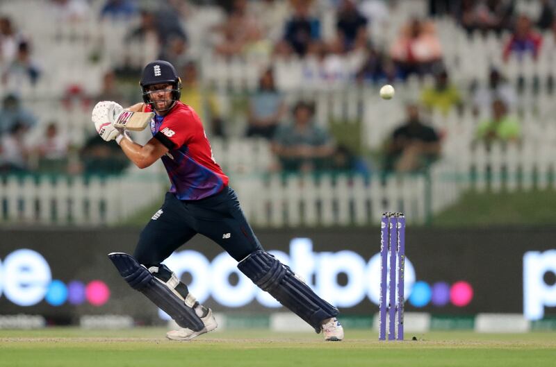 England's Dawid Malan batted brilliantly for his 41.