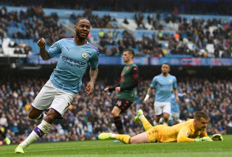Striker: Raheem Sterling (Manchester City) – The lone City player to earn Pep Guardiola’s praise for his first-half display, Sterling scored in the second period against Aston Villa. AFP