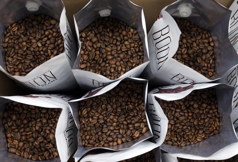 Dubai, United Arab Emirates- February, 18 2015: Ethiopian coffee company ‘Boon’ at their roastery in Dubai Investment Park in Dubai. (Satish Kumar / The National) For Weekend / Story Mitya Underwood