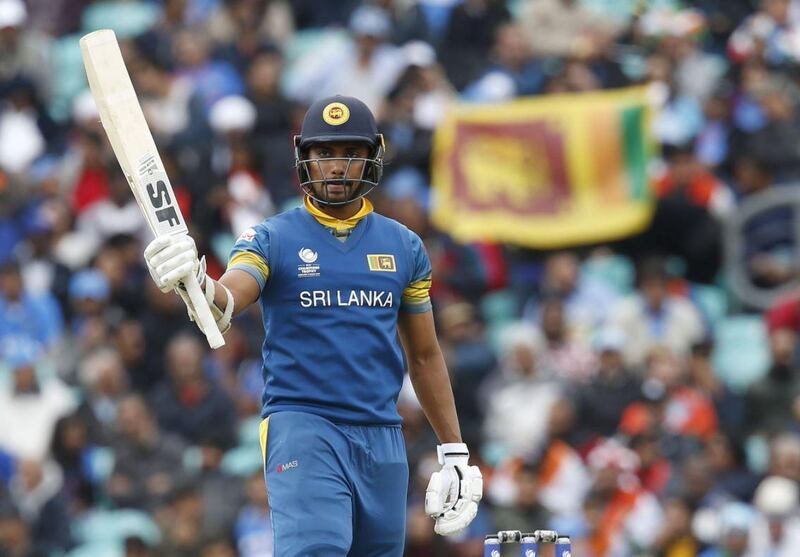 Danushka Gunathilaka will miss the entire ODI series against Pakistan. Twitter / @ICC