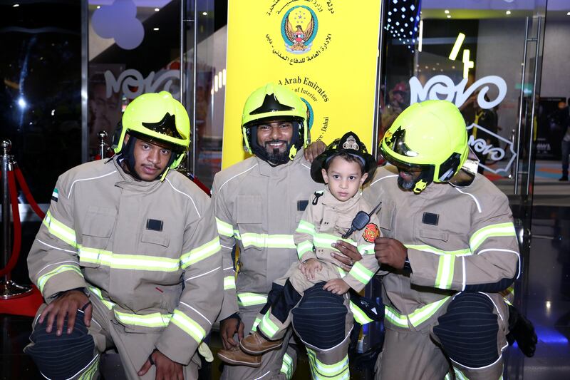 The UAE premiere of Only the Brave at Novo Cinemas Festival City celebrated the Dubai Civil Defence. AP photo