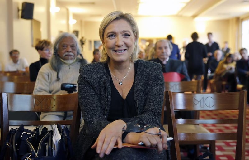 French far-right Front National party leader Marine Le Pen. Chesnot / Getty Images.
