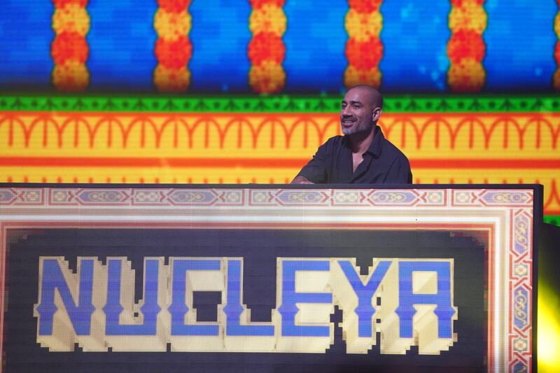 DJ and producer Nucleya was the final performer of the night