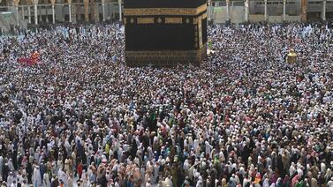 More than 1.8 million worshippers took part in last year's annual Hajj pilgrimage. AFP