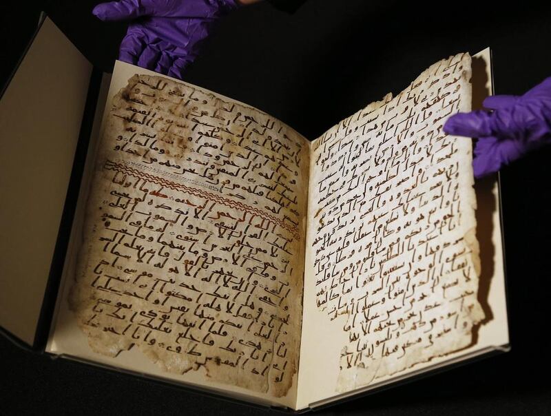Radiocarbon testing at Oxford University dated the parchment to the time of the prophet, who is generally believed to have lived between 570 and 632. Frank Augstein / AP Photo