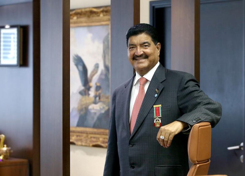 B R Shetty stepped down as chief executive of NMC to become joint non-executive chairman. Ravindranath K / The National