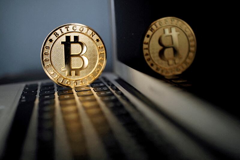 Bitcoin gained 154 per cent last year in the strongest performance since 2020. Reuters