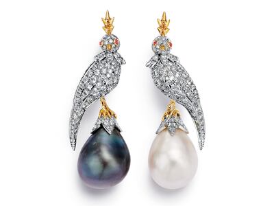 Tiffany & Co's Bird on a Pearl jewels. Photo: Tiffany & Co