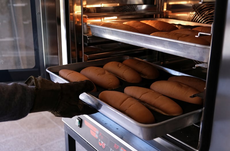 The oven is designed for industrial use in the baking industry