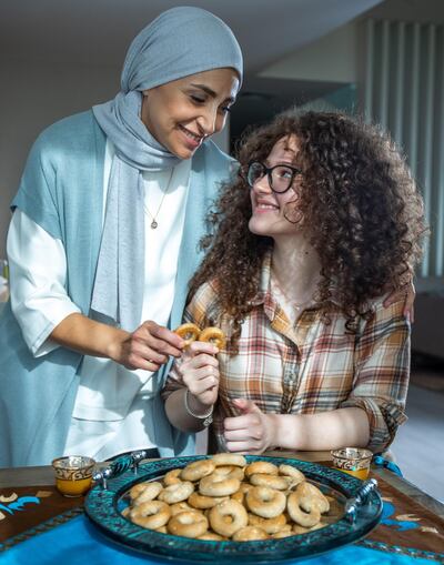 Abu Dhabi, United Arab Emirates, May 2, 2021. Ramadan Recipes by May Eid.
Kaak.
Victor Besa / The National.
Section:  AC