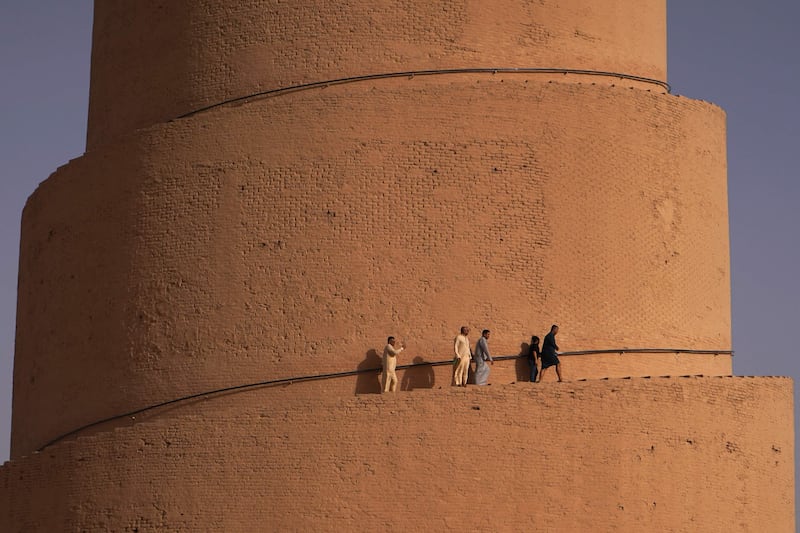 The 50-metre tower of sun-dried and baked brick, modelled on ancient ziggurats, which was built to symbolise the power of Islam during the Abbasid caliphate, was listed as a Uneseco World Heritage Site in 2007. 