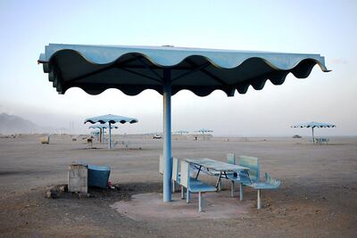 An image from Sinisa Vlajkovic's series of vernacular architecture in the Northern Emirates. Courtesy Warehouse 421