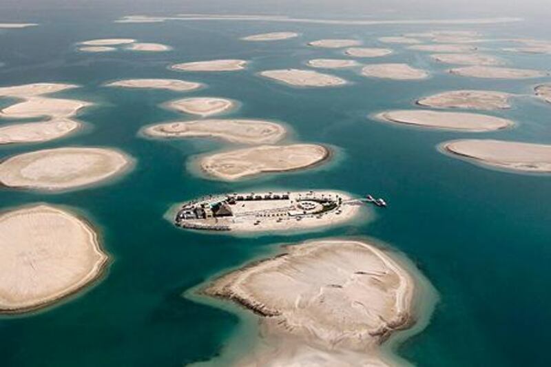 A development is seen on one of the islands of The World Islands project in Dubai January 7, 2012. 

SHOWN IS World Island Beach Club, and it's on the island of Lebanon (reporter Martin Croucher has confirmed this with a source)



The World Islands is located approximately 4 km (2.5 miles) off the coast of Jumeirah. The collection of man-made islands are shaped into the continents of the world, and will consist of 300 small private artificial islands divided into four categories - private homes, estate homes, dream resorts, and community islands, according to the development company Nakheel Properties Group. Picture taken January 7, 2012. REUTERS/Jumana El Heloueh (UNITED ARAB EMIRATES - Tags: REAL ESTATE BUSINESS SOCIETY WEALTH CITYSPACE)