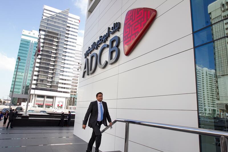 Abu Dhabi, United Arab Emirates. December 22, 2013 -
Stock images of Abu Dhabi Commercial Bank - ADCB.. Mona Al-Marzooqi/ The National 
 *** Local Caption ***  131222-MM-ADCB-111.JPG