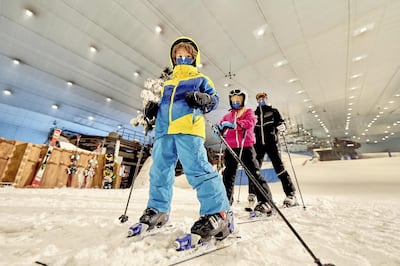 Ski Dubai has launched a five-day ski camp for kids aged 3 to 13. Courtesy Ski Dubai