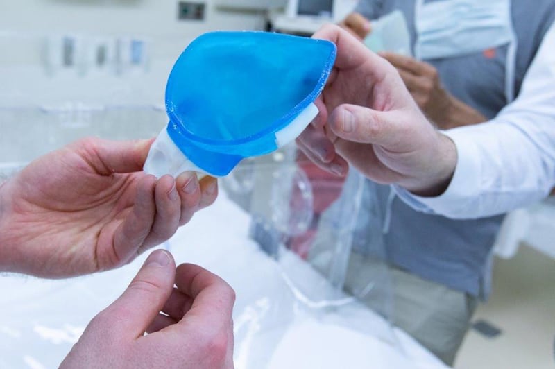 The 3D printed prototypes can be sterilised and reused. Courtesy: Mubadala