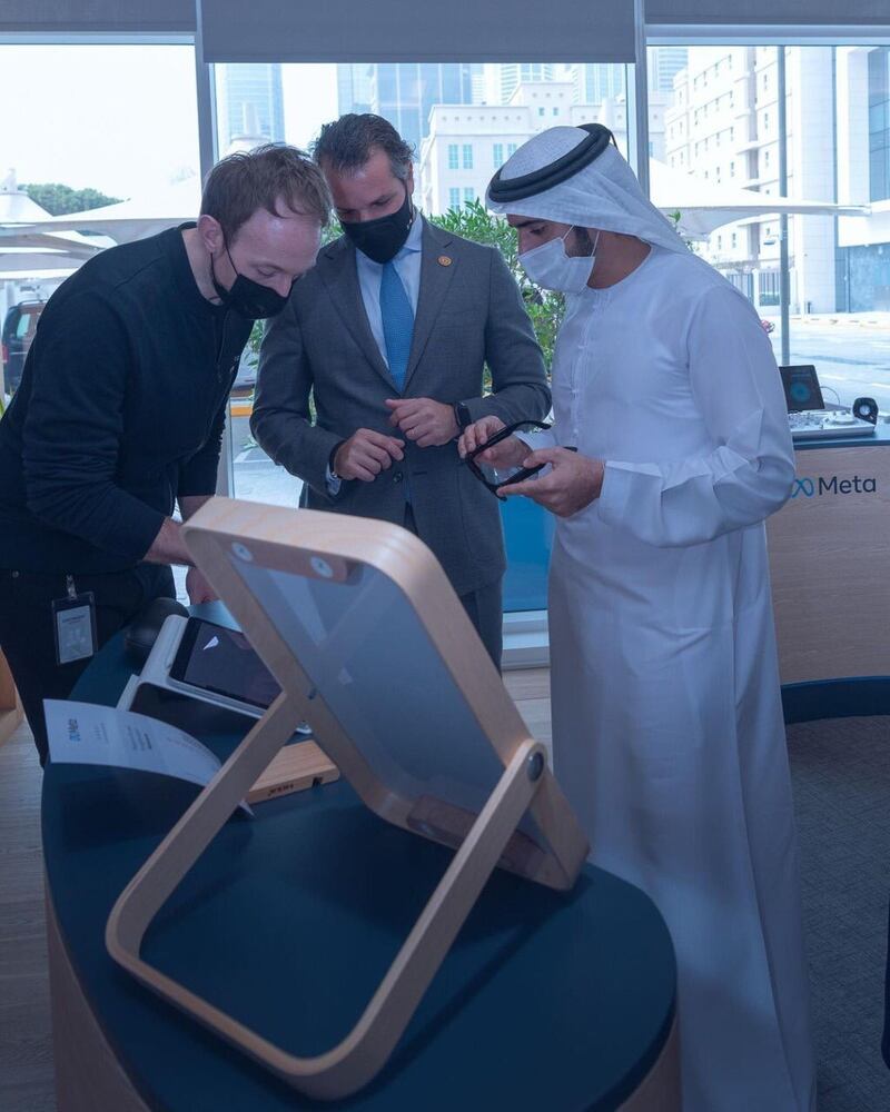 Sheikh Hamdan bin Mohammed, Crown Prince of Dubai, said the presence of Meta, which owns social media brands such as Facebook and Instagram, reflected Dubai's status as a centre for global business.