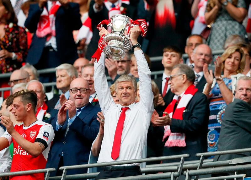 Last May's FA Cup win over Chelsea was a seventh victory in the competition for Wenger. Kirsty Wigglesworth / AP Photo