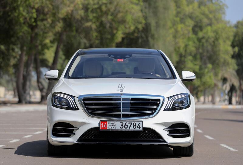 Abu Dhabi, United Arab Emirates - November 8th, 2017: Mercedes-Benz S 450 road test shoot for Motoring. Wednesday, November 8th, 2017, Abu Dhabi. Chris Whiteoak / The National